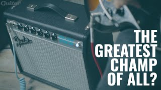 Video thumbnail for Fender '68 Custom Vibro Champ Reverb amp demo and tones | Guitar.com by Guitar