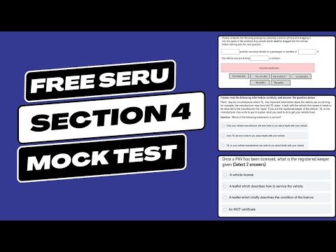TFL SERU Section 4 - Free Mock Test - Staying Safe