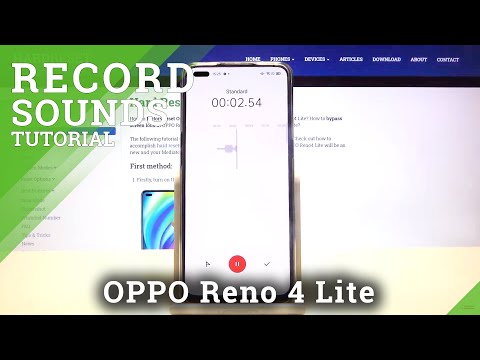 Record Sounds on OPPO Reno 4 Lite – Voice Recorder App