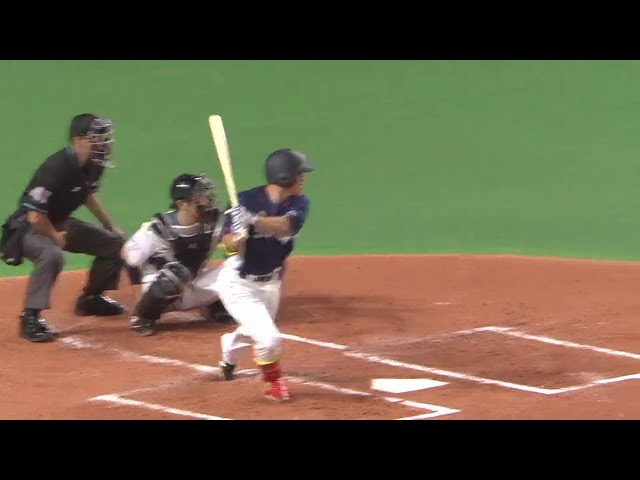 【2回裏】ライオンズ・松井 久々のスタメン起用で2ベースを放つ!! 2018/10/1 F-L