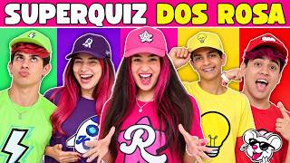 QUIZ DOS ROSA: Você Seria o Novo Integrante? Faça o teste e descubra! 💚💜🩷💛❤️ #quiz #quizdosrosa