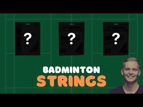 The quick guide to badminton strings (for beginner and low intermediate players)
