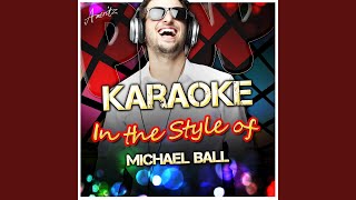 Hot Stuff (Live) (In the Style of Michael Ball) (Karaoke Version)