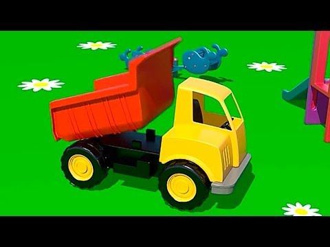 Kid's 3D Construction 1: Build a Candy DUMP TRUCK demo & Learn to Count Lessons Video