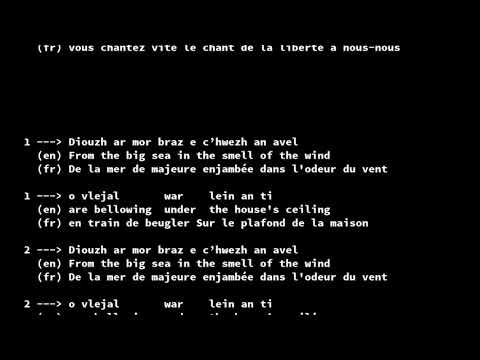 E Kreiz an Noz - Youenn Gwernig (Lyrics, Gerioù, Paroles)