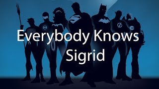 Sigrid - Everybody knows (lyrics with translation in all languages)