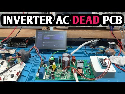 Blue Star Inverter AC dead PCB repair | MCU programming | inverter ac pcb training |