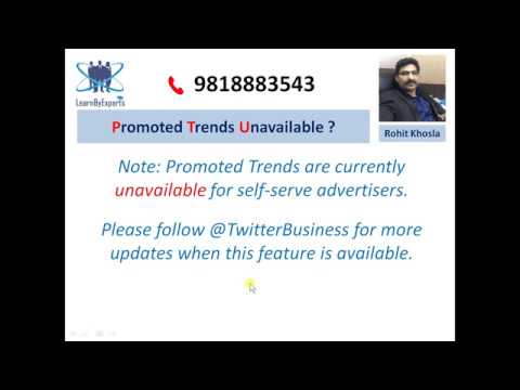 Promoted Trends on Twitter Ads