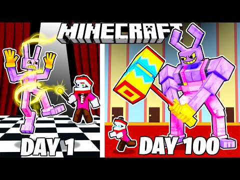 100 Days as JAX in Minecraft!?! Did I Survive?