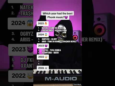 Which year had the best Phonk / Funk music?😈 #phonk #phonkmusic