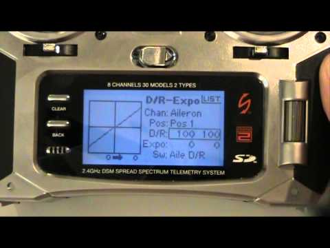 Spektrum DX8 - Airplane Setup