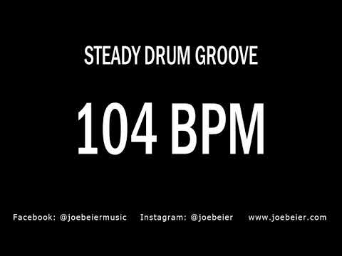 104 BPM - Rock Drum Beat - Backing Track - Practice Tool
