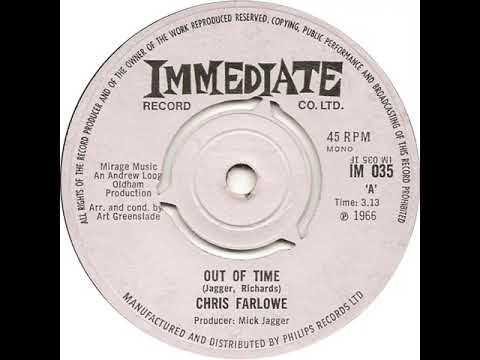 UK New Entry 1966 (193) Chris Farlowe - Out Of Time