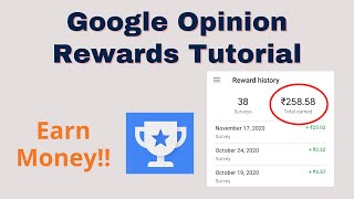How To Use Google Opinion Rewards | Complete Tutorial | Earn Money