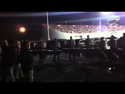 UMass Drumline 2011: Eights - In the Lot - UMass vs. URI (2)