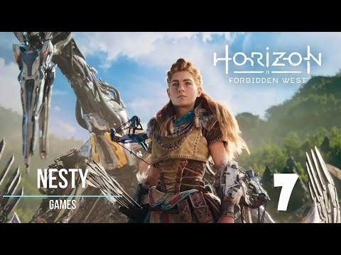 Horizon Forbidden West walkthrough #7 gameplay No commentary PS4 Slim ENG voice ru Sub