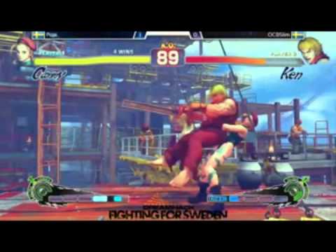 DreamHack Summer 2013 - Popi (Cammy) vs. OCBSl1m (Ken)