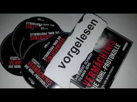 Vermächtnis (Die Kohl Protokolle) von Heribert Schwan Hörbuch