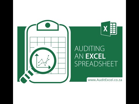 Find errors in the spreadsheet using the Auditing toolbar- Exercise explanation- Solution link below