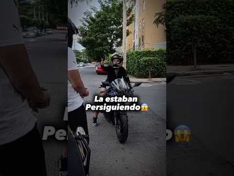 La estaban persiguiendo!!😱😡🥶 #motovlog #biker #motos #alerta