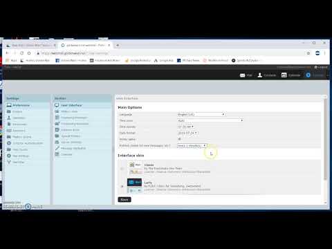 Golden West Webmail Tutorial User Interface