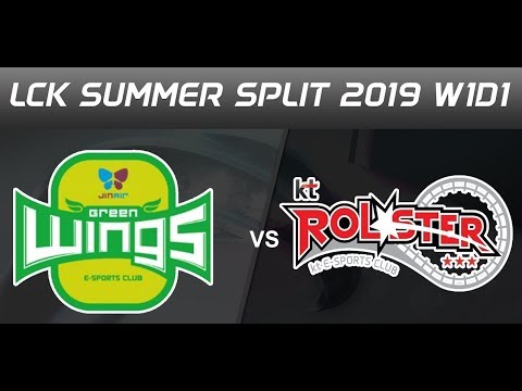 Jin Air Green Wings vs KT Rolster | LCK Summer 2019 W1G2 | FULL GAME