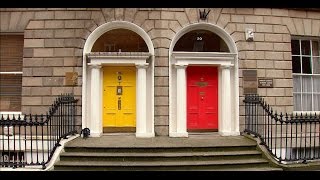 Dublin, Ireland: St. Stephen's Green and Georgian Homes