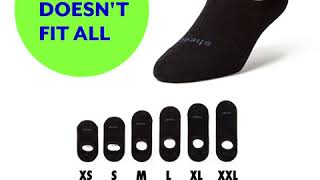 Men's No Show Socks: One Size Does Not Fit All!