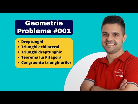 Problema cu Pitagora, triunghi echilateral, triunghi dreptunghic