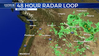 48 hour radar loop