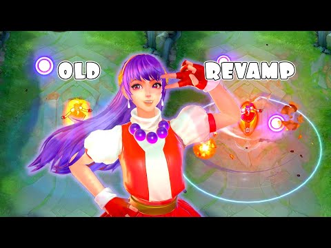 Guinevere Athena Asamiya Revamp VS OLD Skill Effects