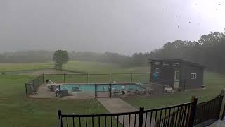 Kid's Pool Gets Blown Away by Thunderstorm in South Carolina, USA - 1498201