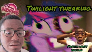 Twilight  tweaking  bro!!| my little worms au mlp infection  au