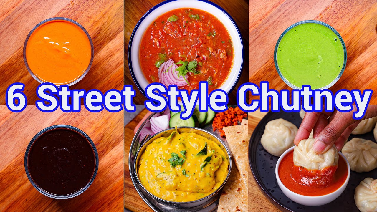 6 Street Style Chutney Recipes | Multipurpose Chutneys for Chaat, Snacks & Street Food