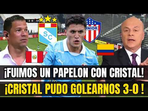 ¡ALMA COPERA! PRENSA COLOMBIANA REACCIONA ASI AL SPORTING CRISTAL(2) vs JUNIOR BARRANQUILLA (0) HOY.