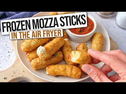 Cheesy Air Fryer Frozen Mozzarella Sticks
