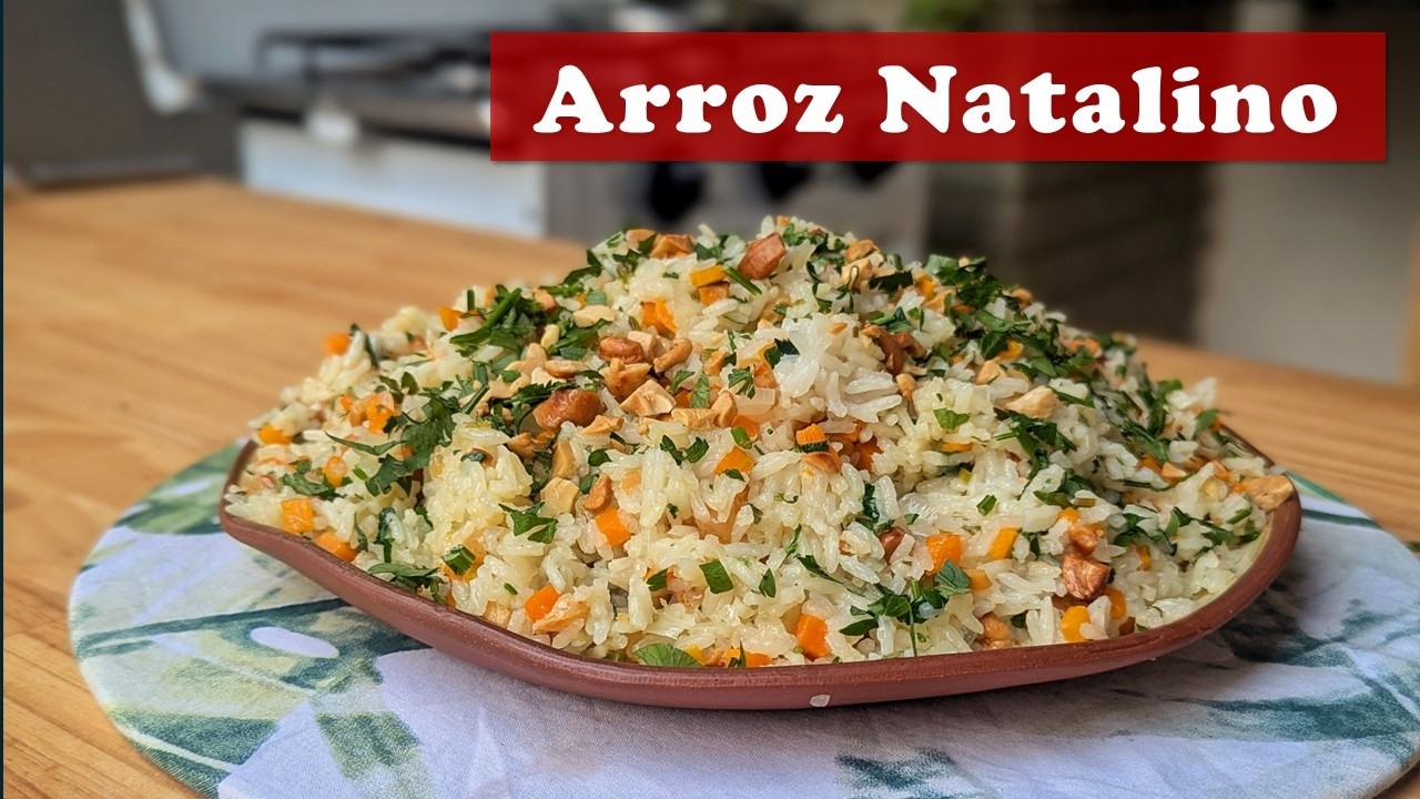 Arroz Natalino perfeito para sua Ceia