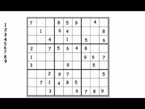 Sudoku Scanning 1