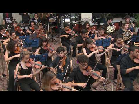 "PROGRESSIVE Balkan Youth Symphony Orchestra" plays Dinicu - Wladigerov - Hora staccato