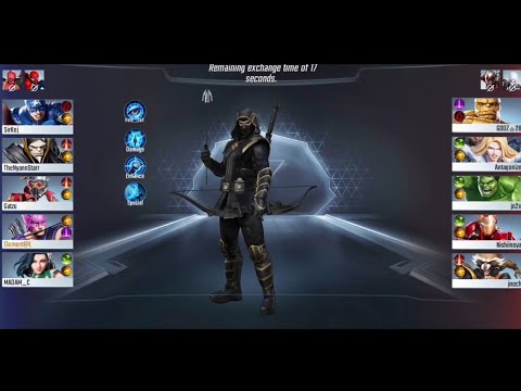 HAWKEYE DIAMOND RANK GAMEPLAY I AMAZING COMEBACK IN MARVEL SUPER WAR