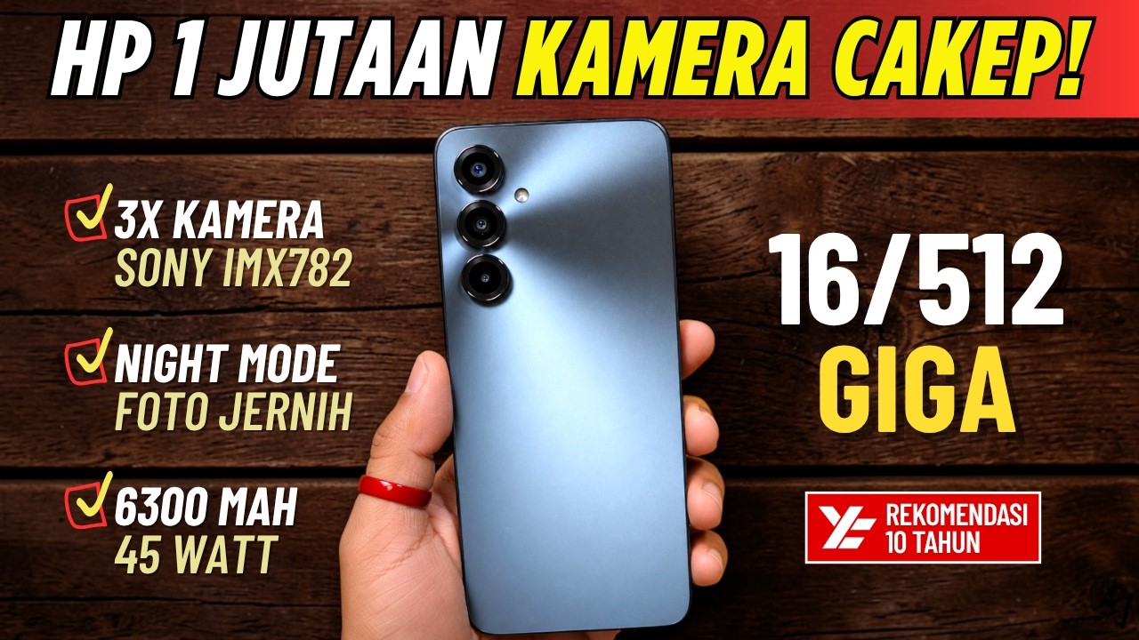 5 REKOMENDASI HP KAMERA 1 JUTAAN TERBAIK MEI 2026