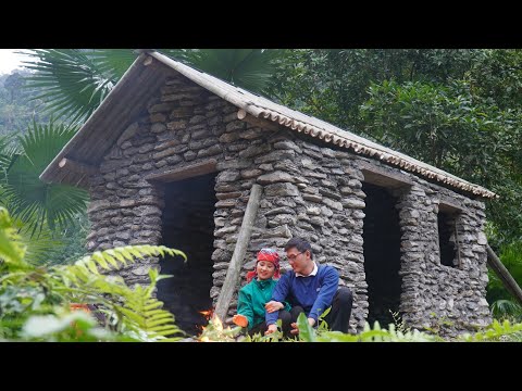 Each small stone, together, forms a peaceful stone house for Quang and Linda.