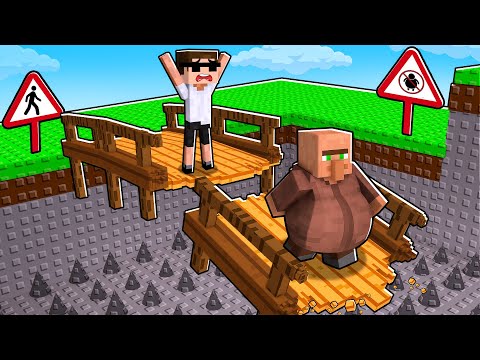ROBLOX FAT AND SKINNY OBBY WITH VILLAGER!
