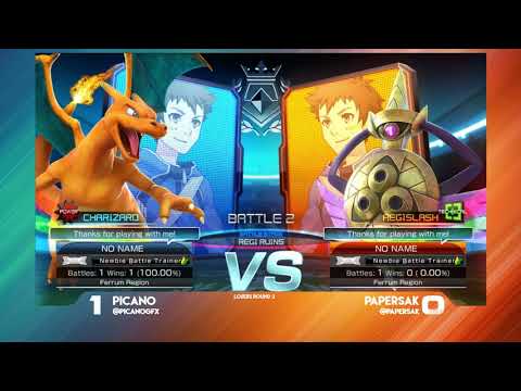 Picano (Charizard) vs PaperSak (Aegislash) - Pokken at LWG - 7-17-18