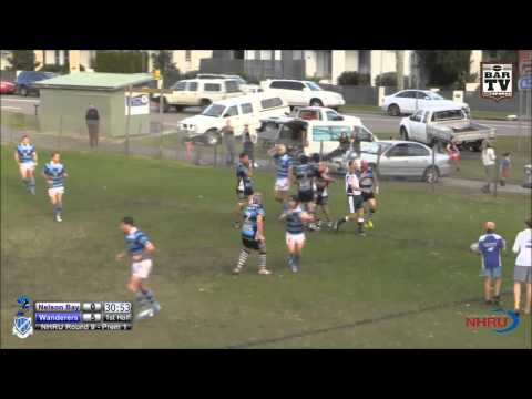 NHRU Nelson Bay v Wanderers Highlights