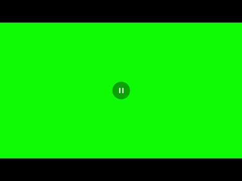 YouTube Play and Pause Button GREEN SCREEN + Download Link