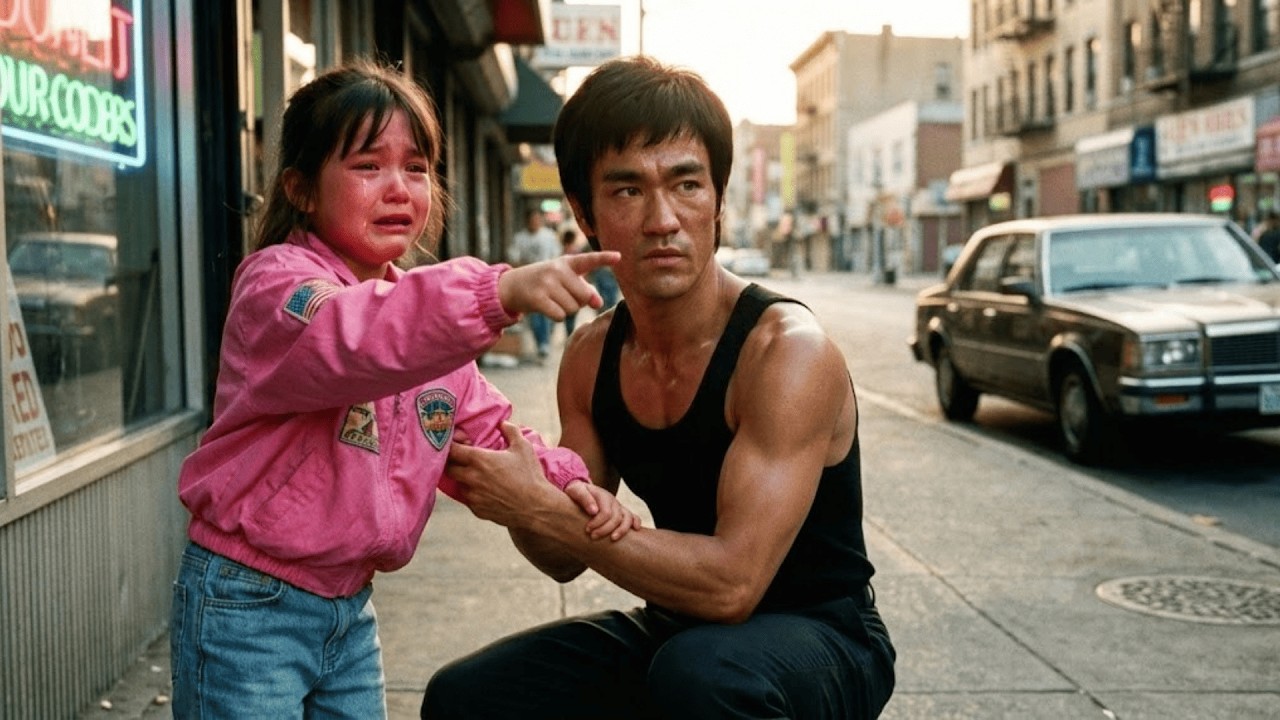 “Sir, Please Help My Mom” — A Little Girl Ran to Bruce Lee as 4 Navy SEALs Harassed Her Mother