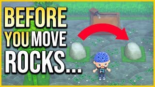 5 Things to Consider BEFORE Moving Rocks in Animal Crossing New Horizons