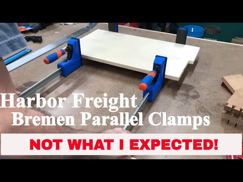 Harbor Freight Bremen k-body parallel clamp review - compare to Bessey