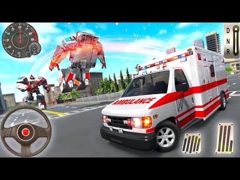 Ambulance Robot Transformation-Doctor Robot Rescue #01 - Robot Ambulance Game - Android Gameplay